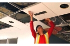 Монтаж точечных светильников в подвесном потолке (Армстронг реечный)