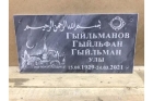 Мраморная табличка на кладбище