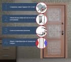 Дверь с терморазрывом для дома «Флоренция» модель «Белуга-термо»
