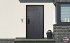 Входная дверь шумоизоляционная «Белуга Сити» серый