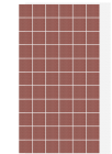 Фасадная панель мозаика АМК однотонные «Цвет 401»