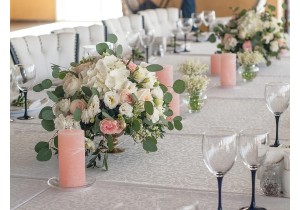 Свадебные композиции на стол гостей